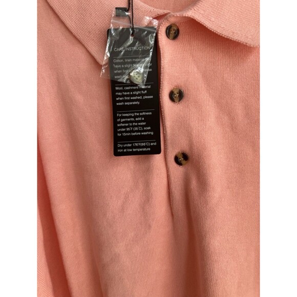 Kallspin Men's Cotton Knit Polo Sweater Classic Casual  Collared Pullover 3XL - Picture 13 of 15